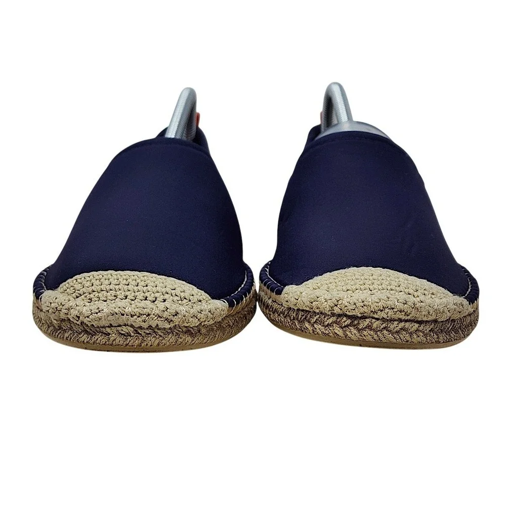 Sea Star Beachwear Espadrille 9 Men Mariner Navy Water Slip On Boat Shoe Beach